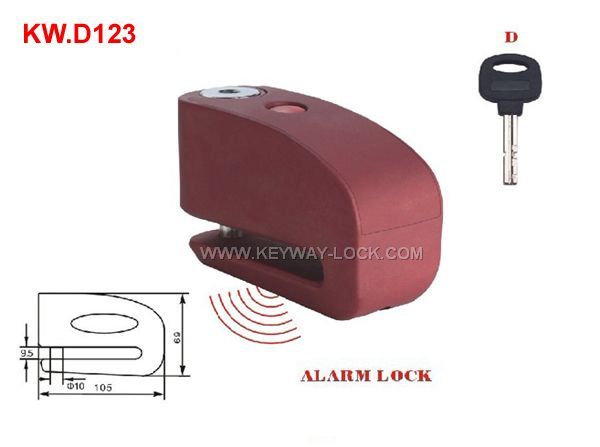 KW.D123 Alarm Disc lock