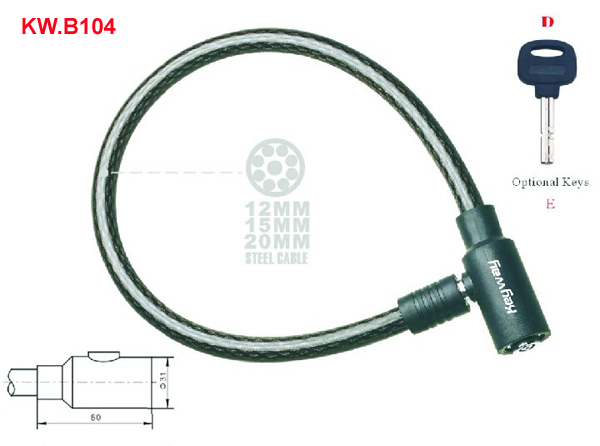 KW.B104 Cable lock'