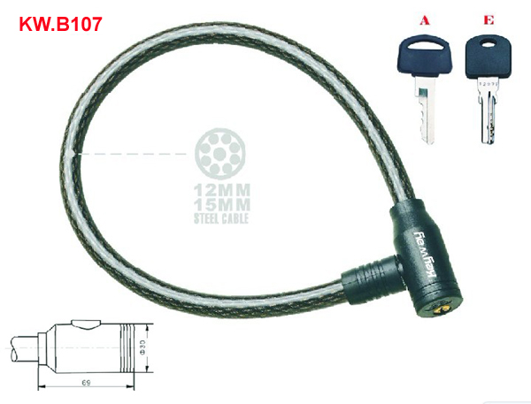 KW.B107 Cable lock'