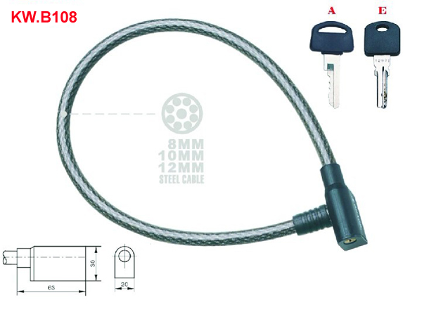 KW.B108 Cable lock'