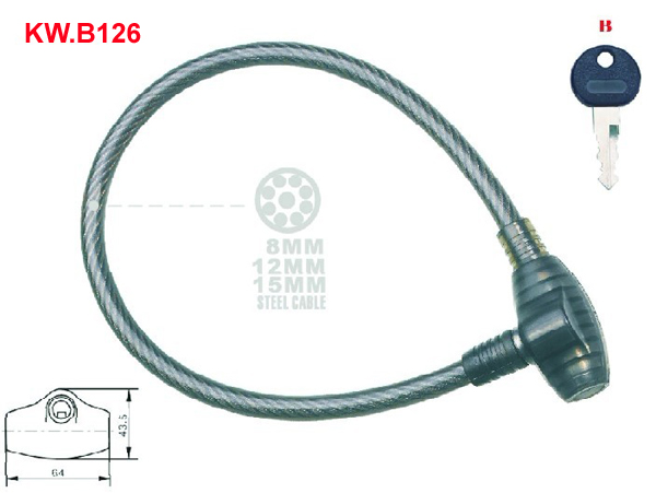 KW.B126 Cable lock'