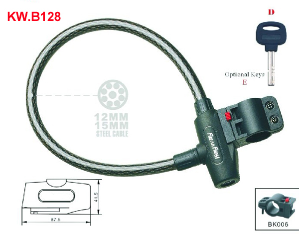 KW.B128 Cable lock'