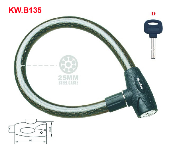 KW.B135 Heavy duty Cable lock '