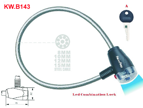 KW.B143 Light Cable lock'