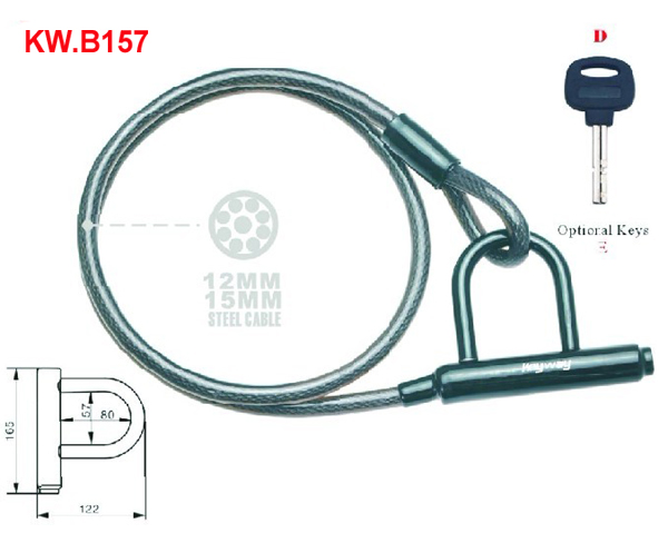 KW.B157 Shackle Cable lock'