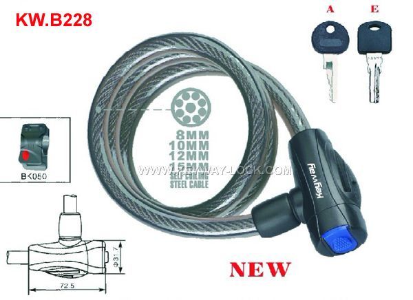 KW.B228 new style Spiral lock'