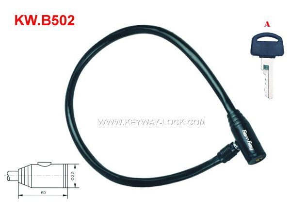 KW.B502 Small lock head Steel wire lock